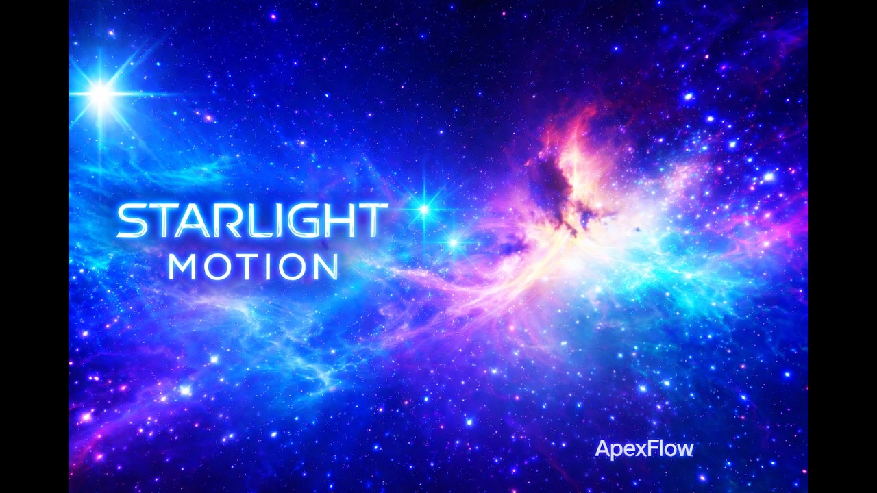 Starlight Motion 🌌 | Epic Space Journey | Atmospheric Electronic Music | ApexFlow