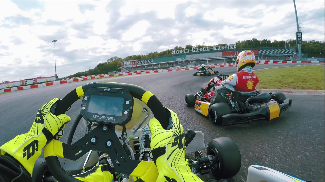 HELMET CAM | CompKart KZ Shifter @ South Garda Karting - World Championship Test Days