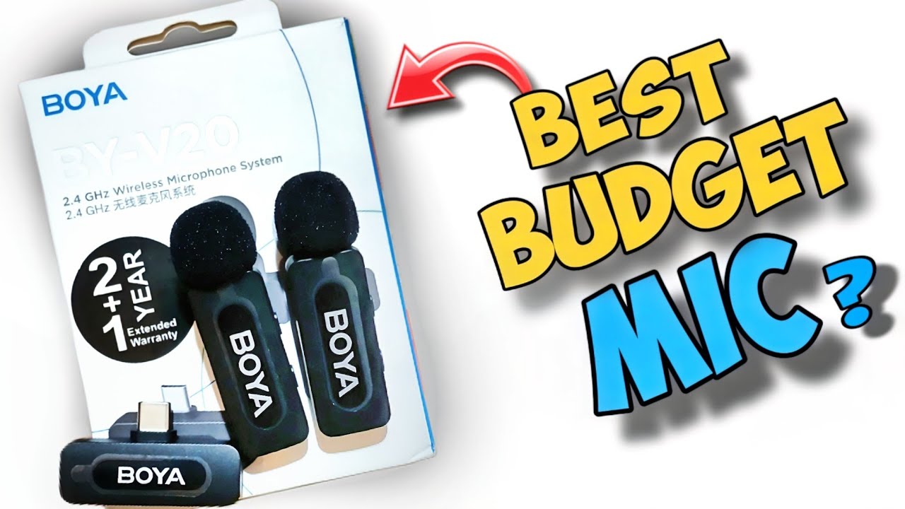 Best Budget Wireless Mic for Travel Videos?| Boya BY-V20 (Unboxing & Test)
