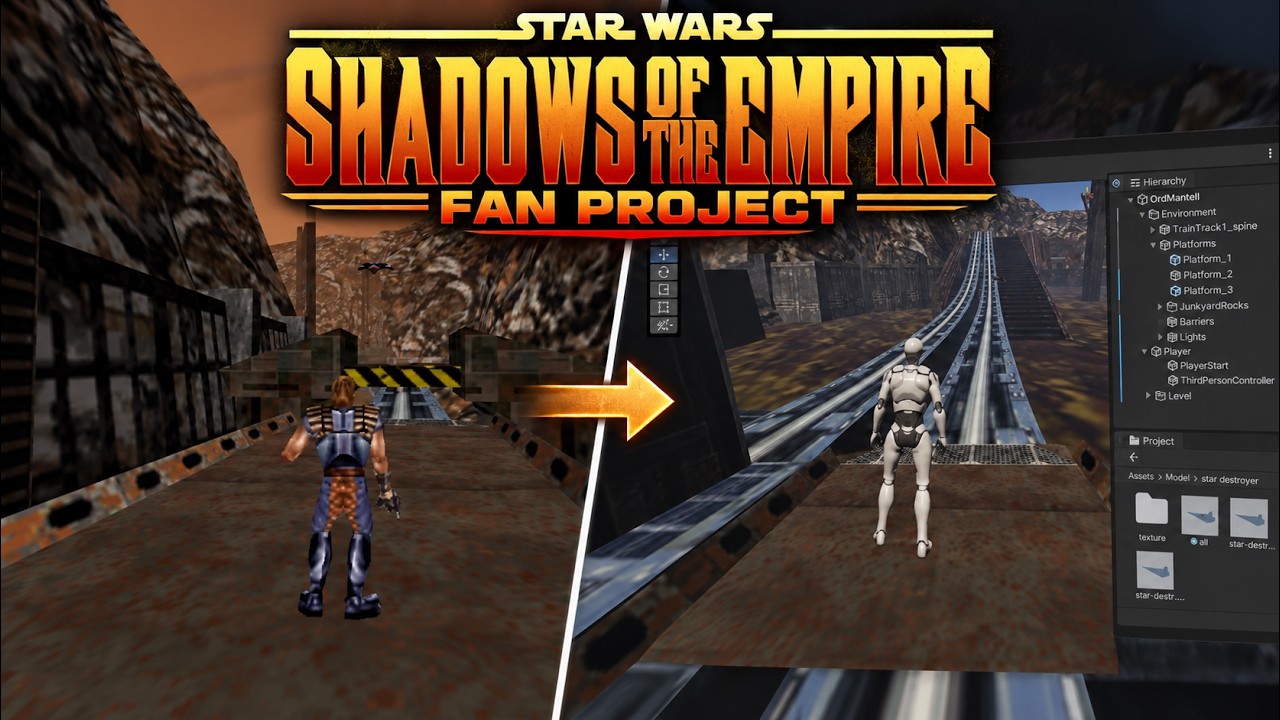 Rebuilding Ord Mantell - Star Wars: Shadows of the Empire (Fan project)