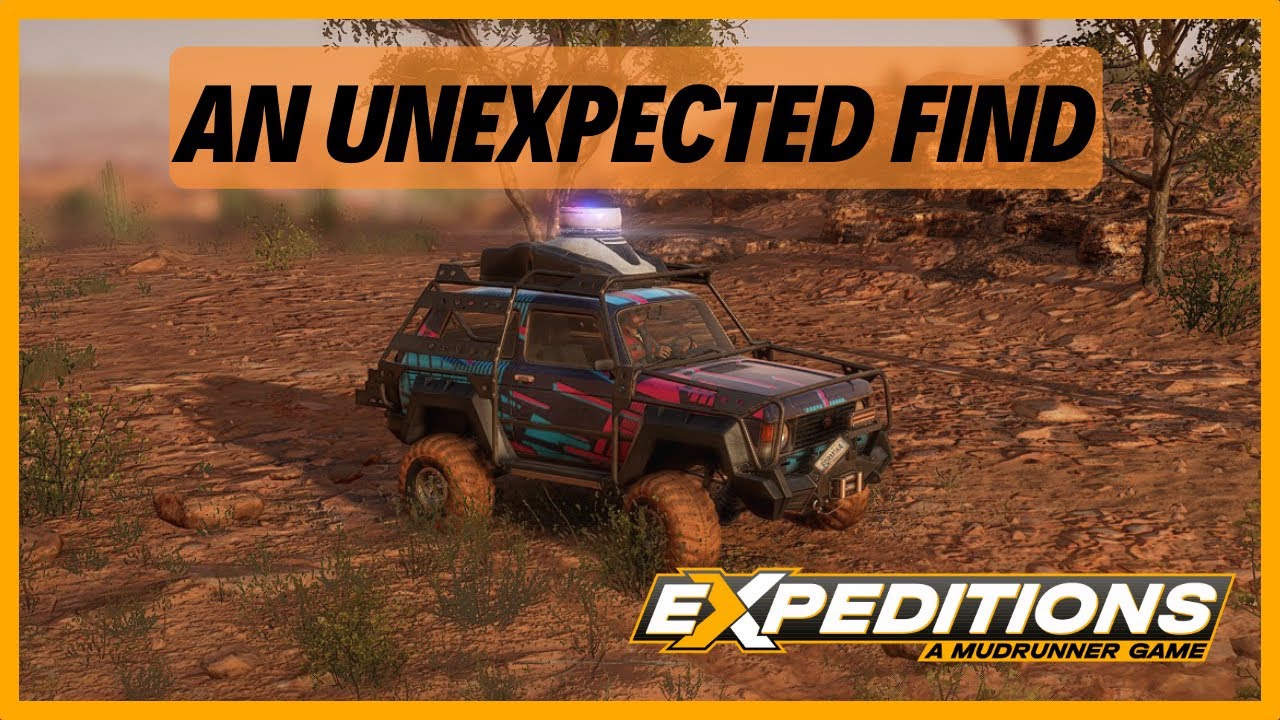 Expeditions: A Mudrunner Game | An Unexpected Find (UNLOCK CARGO DRONE) | KHAN Lo4F & DON 71