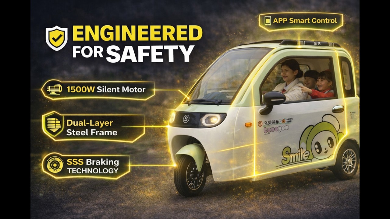 Smart Family Electric Vehicle | Safety, Comfort & Control
