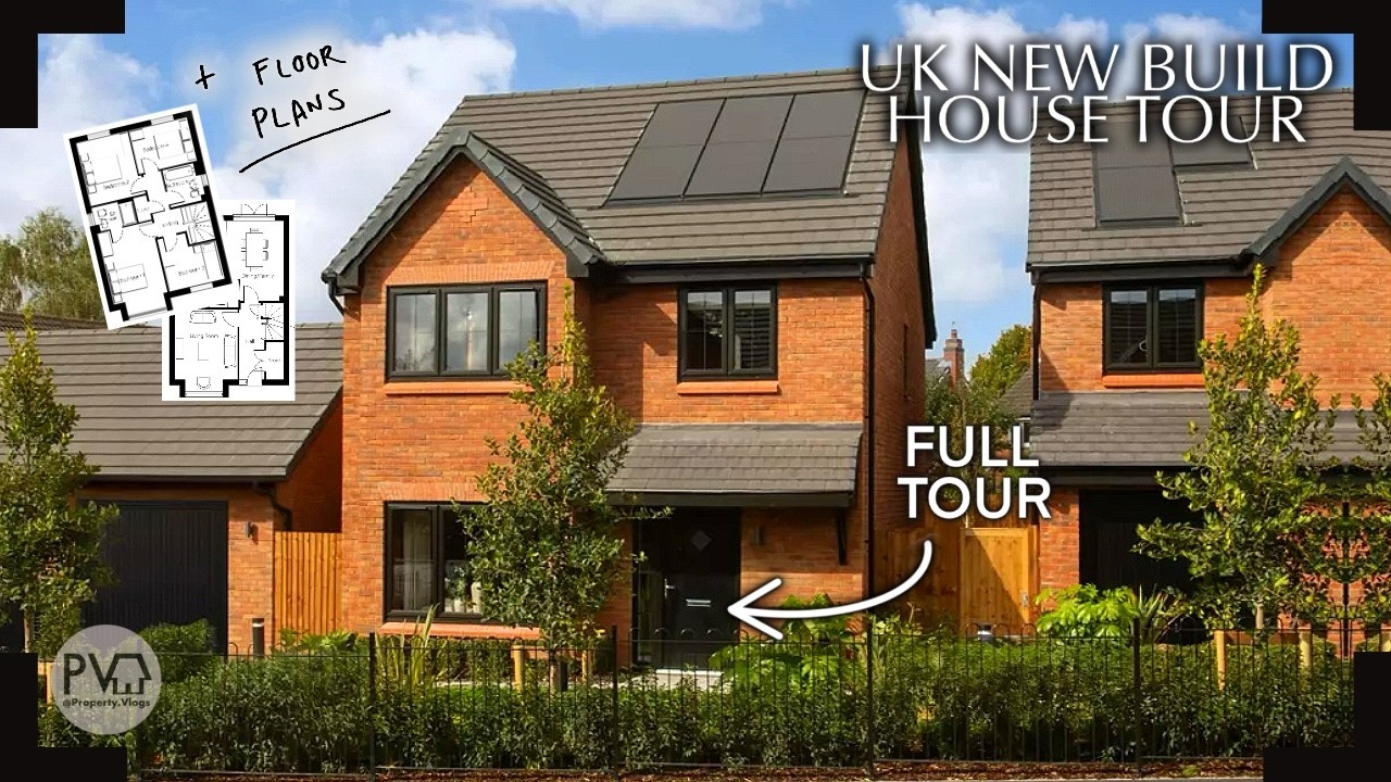 HOUSE TOUR! Touring a Beautiful 4-Bed Bellway Home | The Lowther Show Home Tour | Property Tour