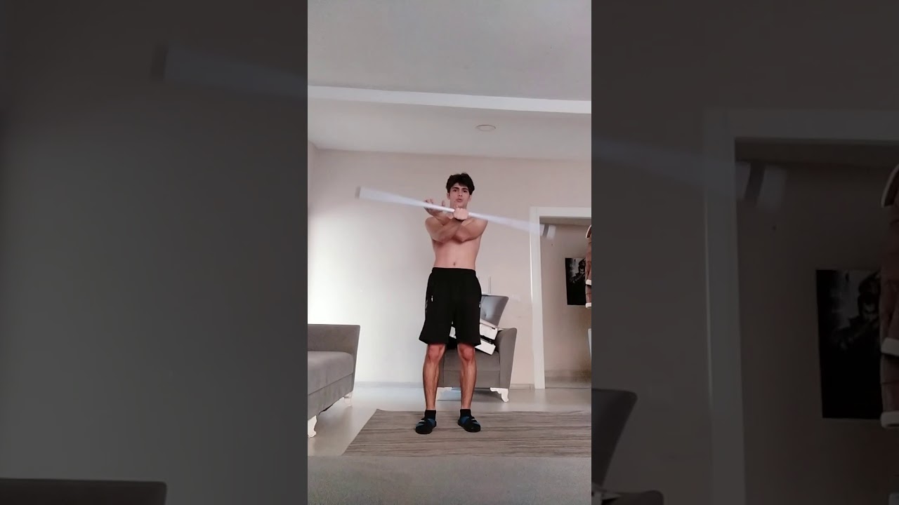 2 elle önden sopa çevirme dersi.