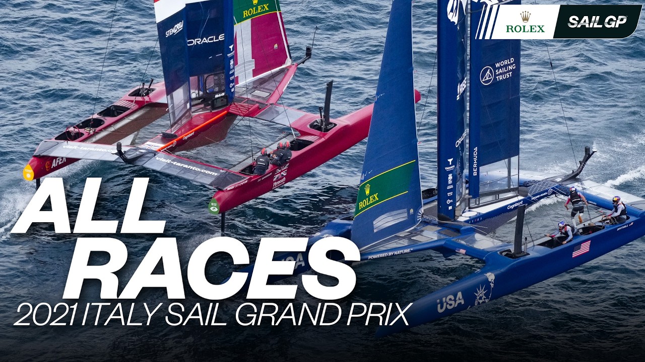 ALL RACES | 2021 Italy Sail Grand Prix | Races 1 - 5 & Final | SailGP