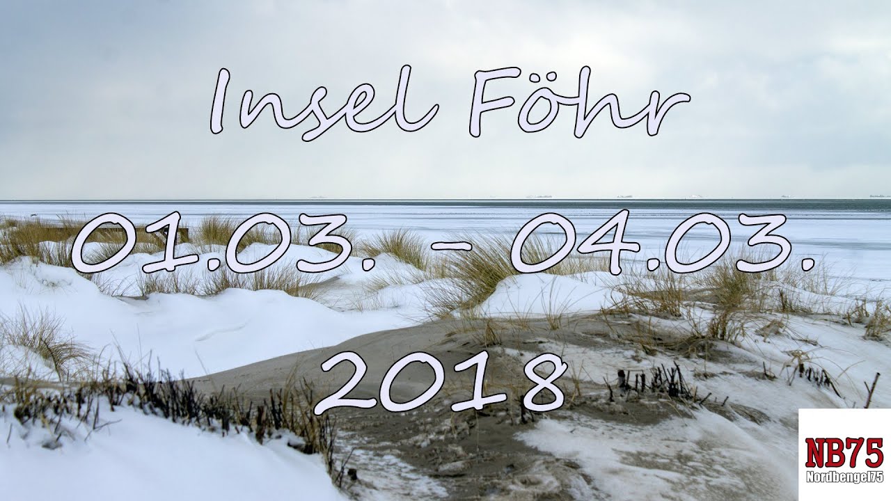 Insel Föhr im März 2018