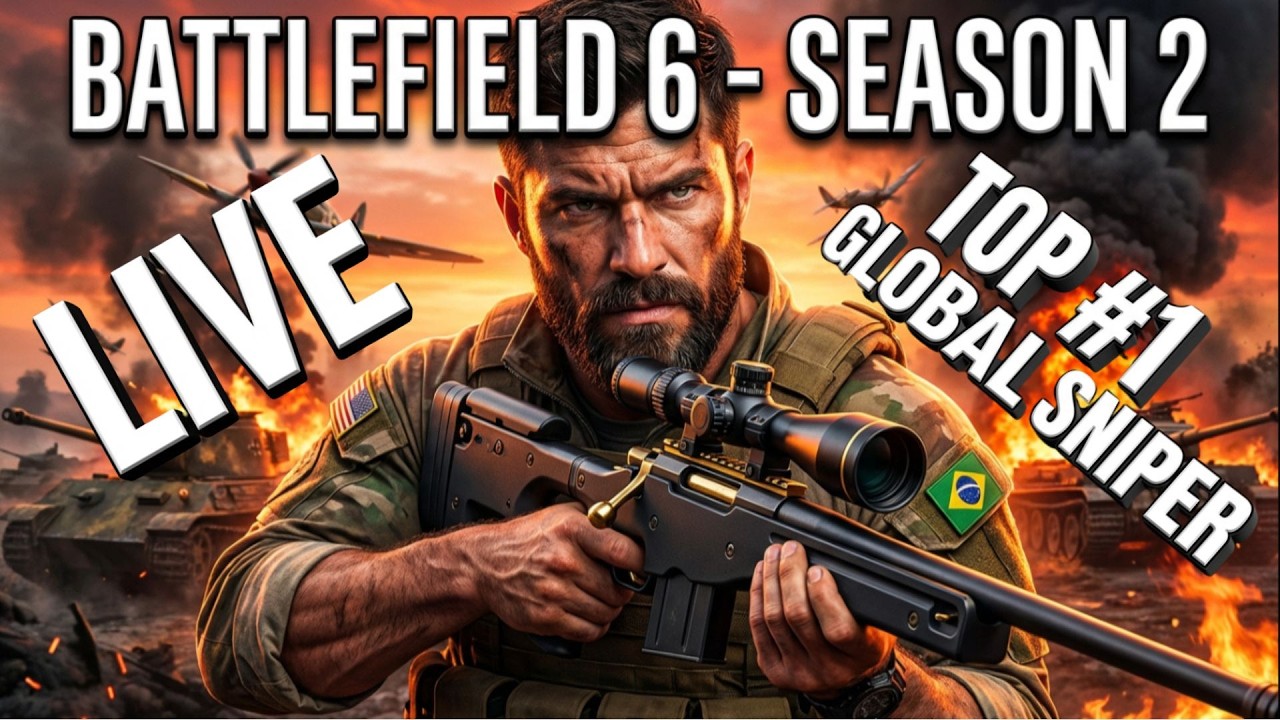 🔴 AO VIVO | SEASON 2 COMEÇA AGORA – TOP #1 SNIPER GLOBAL