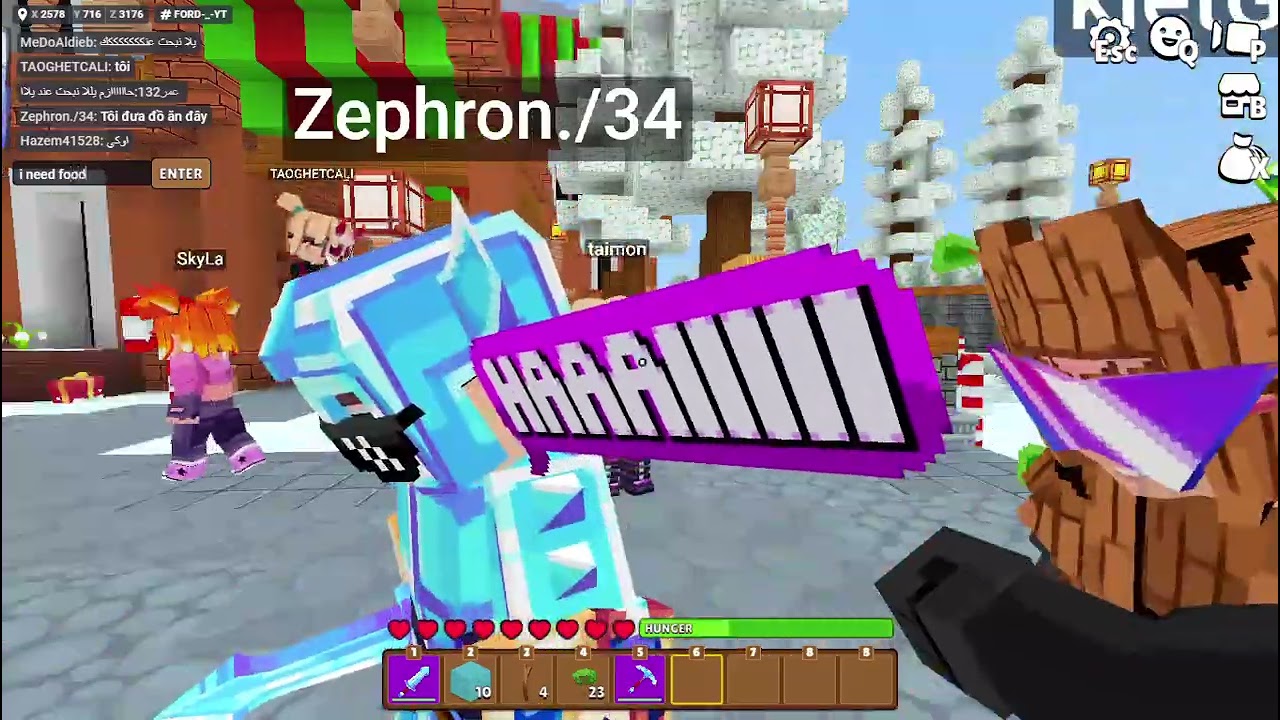 I Found a TON of Diamond Blocks in MineFun.io Survival… and Gave Them Away! 💎😱