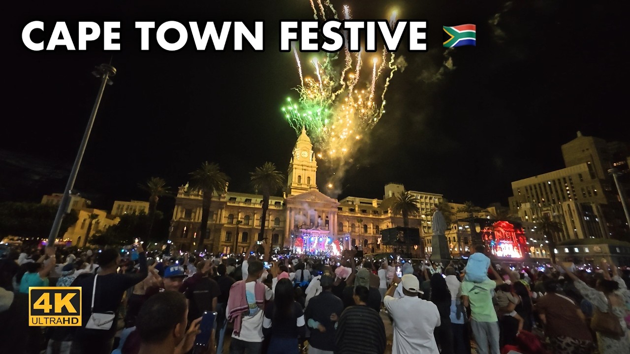 Cape Town's Festive Lights: Why is it called the Mother City? (4K)