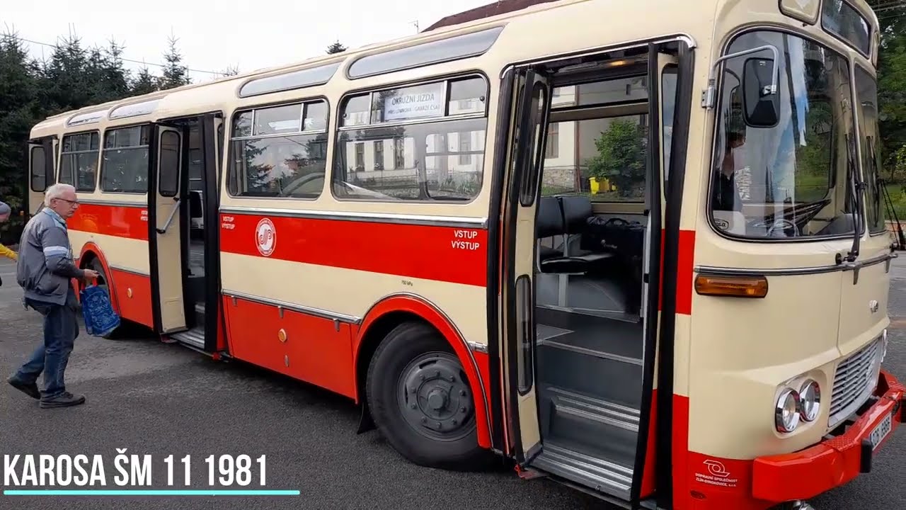 KAROSA ŠM11 1981 - jízda nádherným historickým autobusem #bus #sm11 #karosa #drivewithus