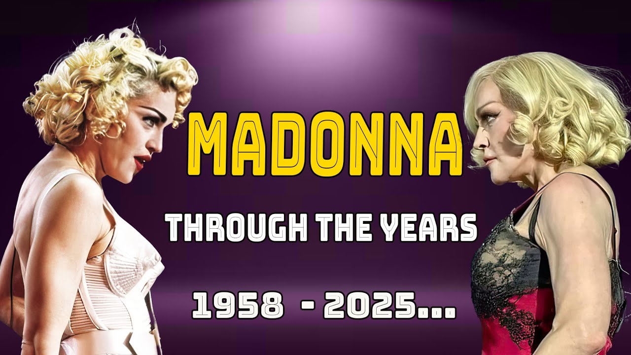 Madonna - Through the Years (Face Morph Transformation - 1958- 2025...) #madonna  #transformation #