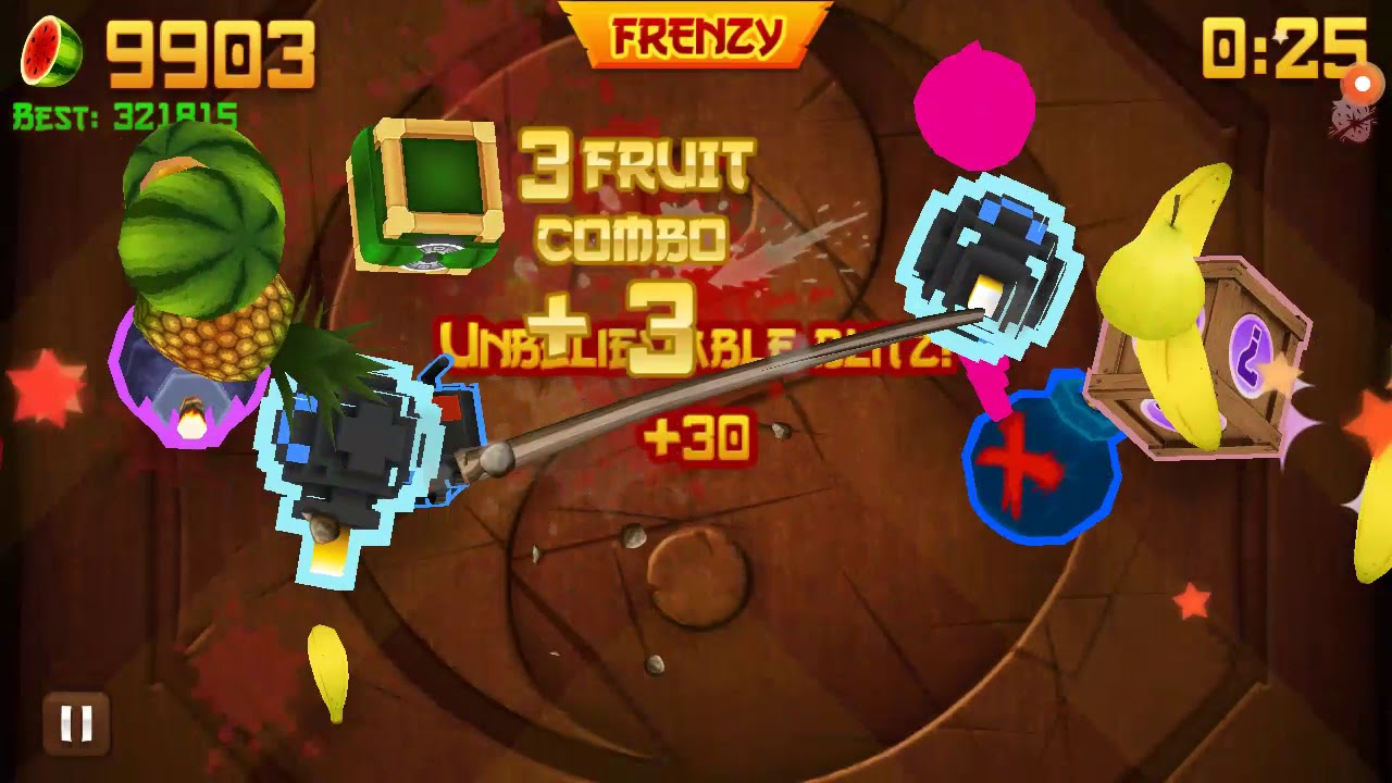 Fruit Ninja Crazy Disco By Tanerseto