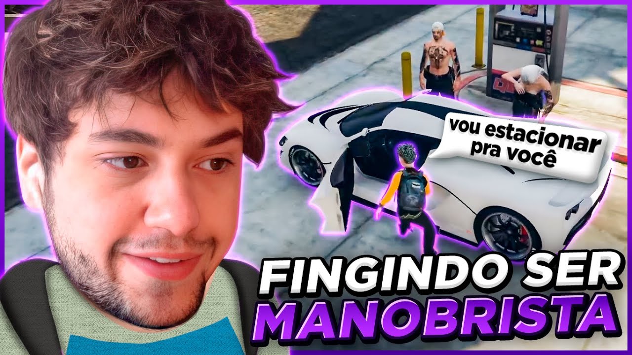 BRUNINHO FINGIU SER MANOBRISTA PARA ROUBAR CARROS! - GTA RP
