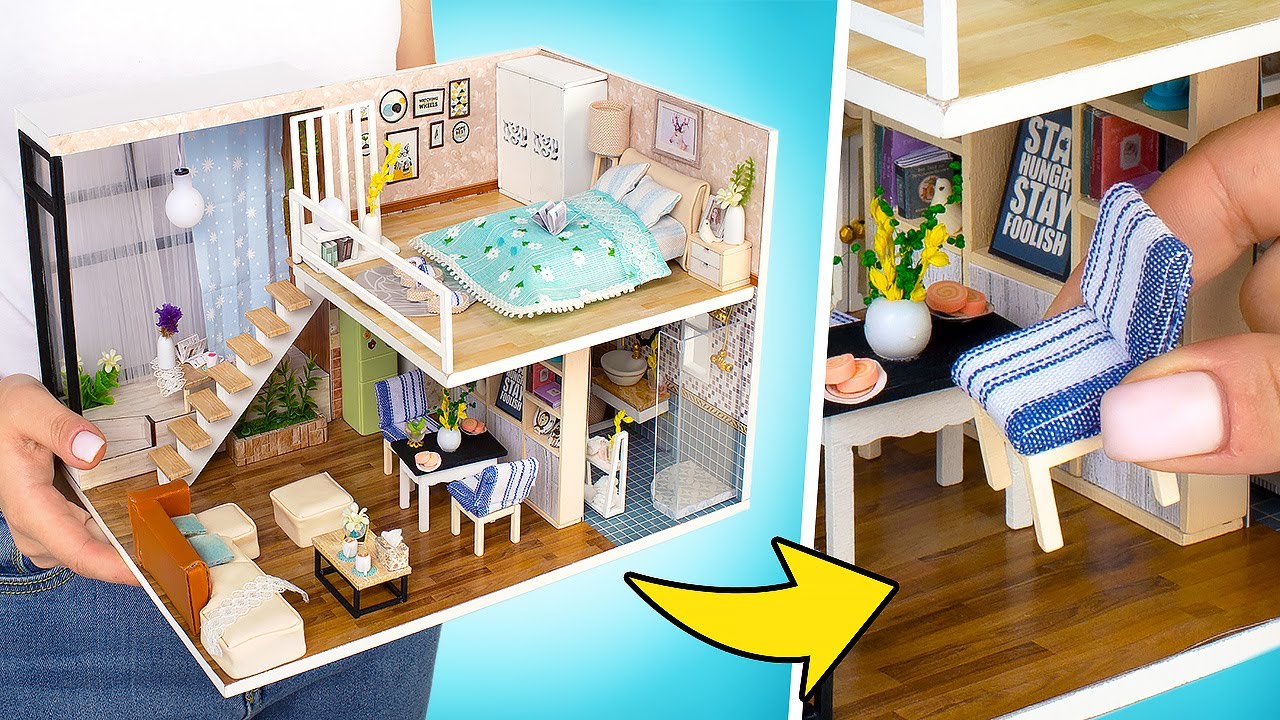 DIY cooles zweistöckiges Penthouse mit Panorama-Fenster!