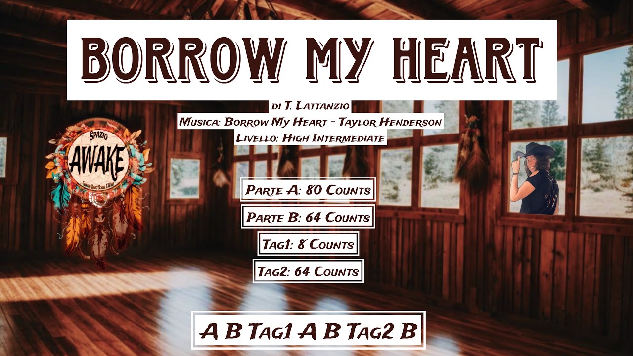 Borrow My Heart - Line Dance