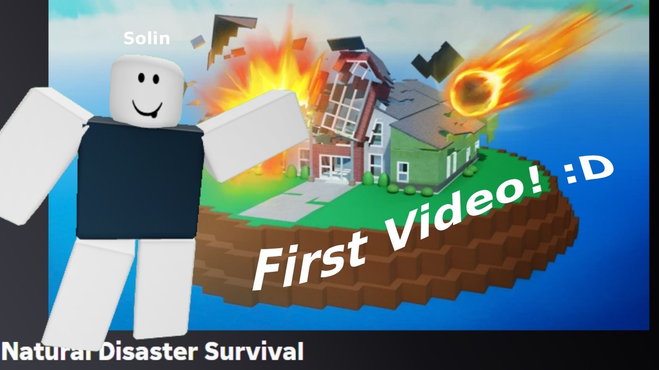 First Roblox Video! Ft. Solin