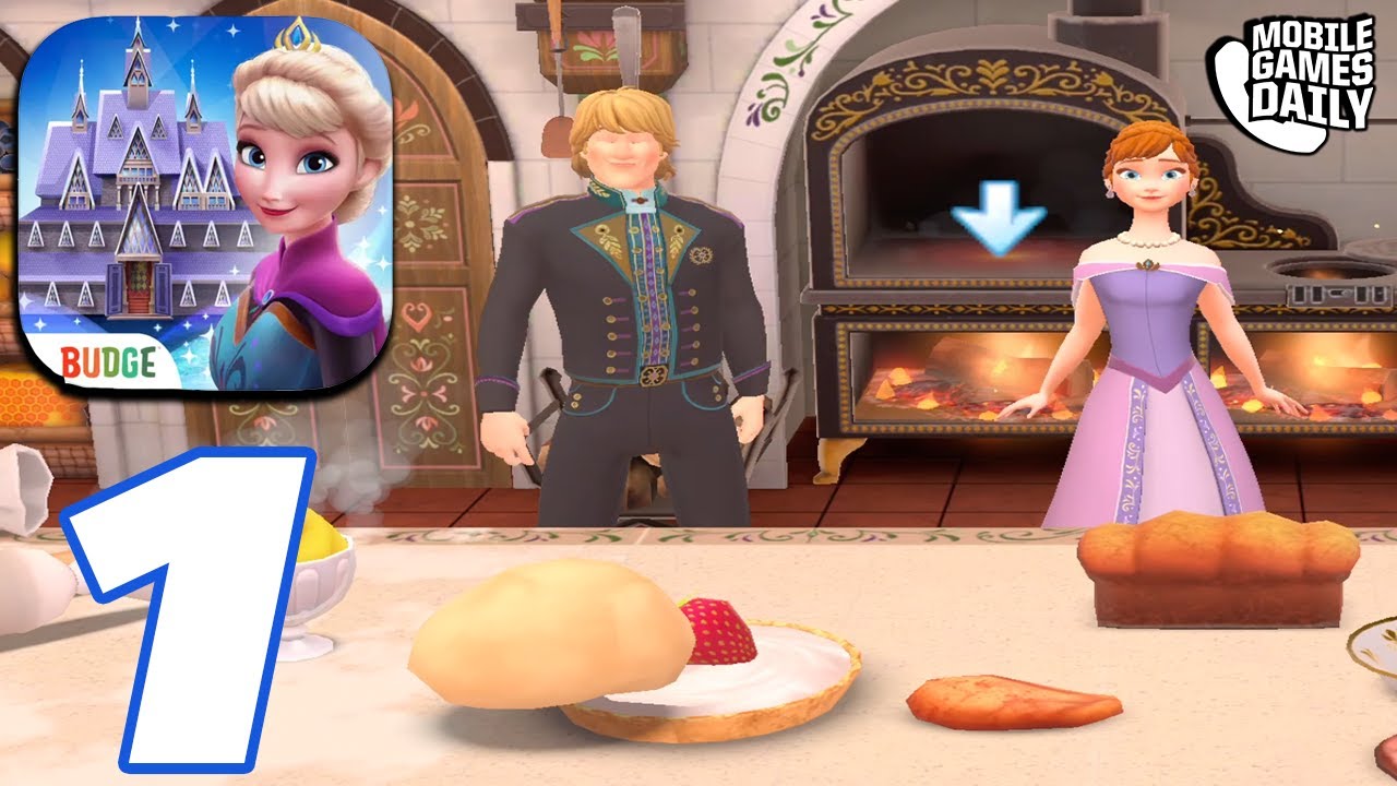 DISNEY FROZEN ROYAL CASTLE Gameplay Walkthrough Part 1 - Kitchen Area (iOS, Android)