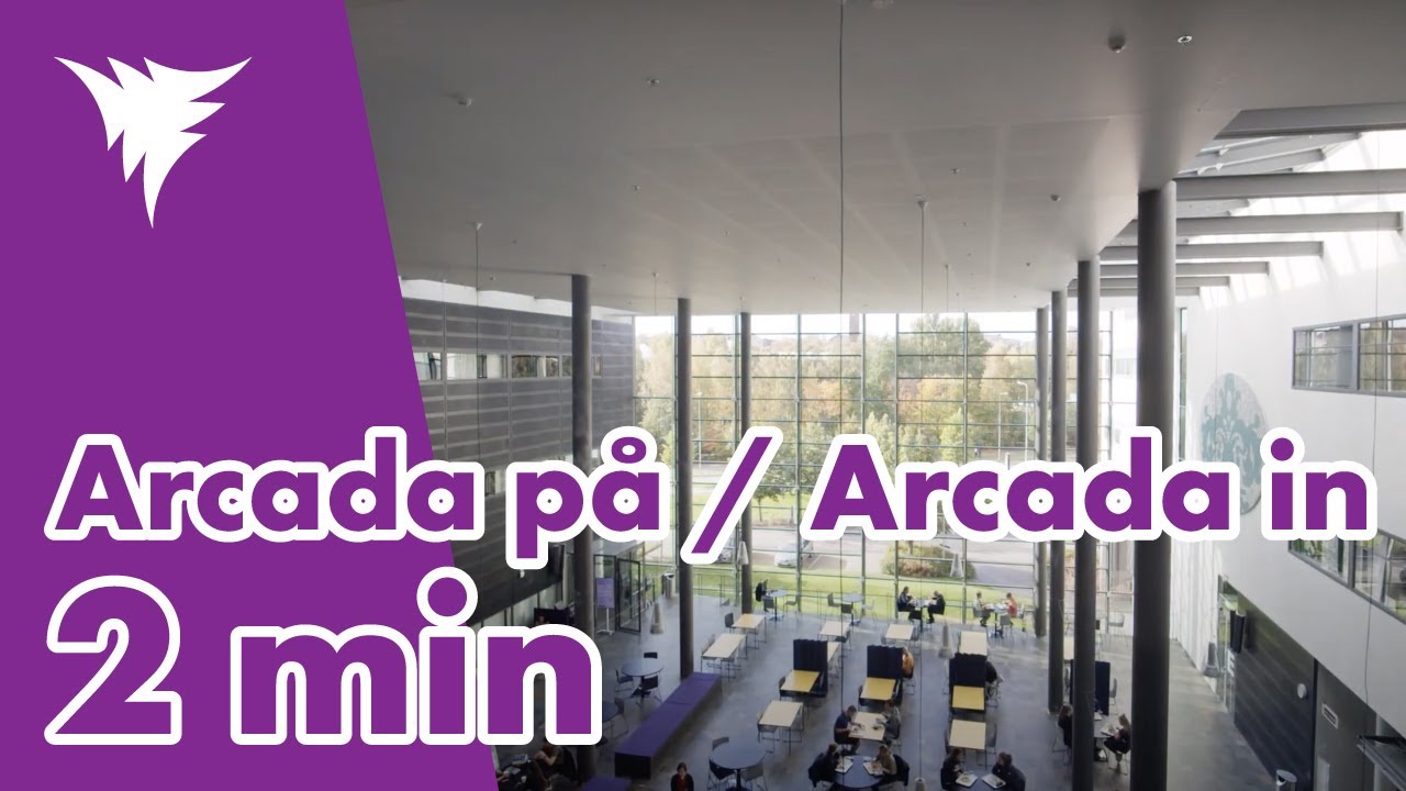 Arcada p&aring; tv&aring; minuter / Arcada in two minutes