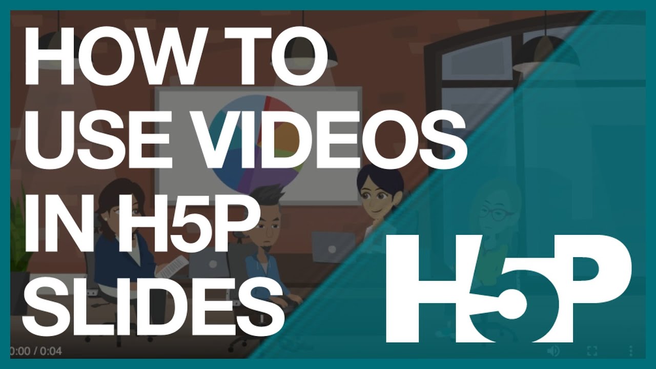 How to use video in H5P slides  -  combining video and H5P presentation
