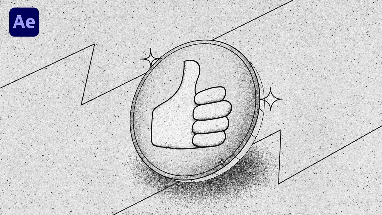 Efecto MONEDA GIRANDO en After Effects 💫 | Fake 3D 🎲