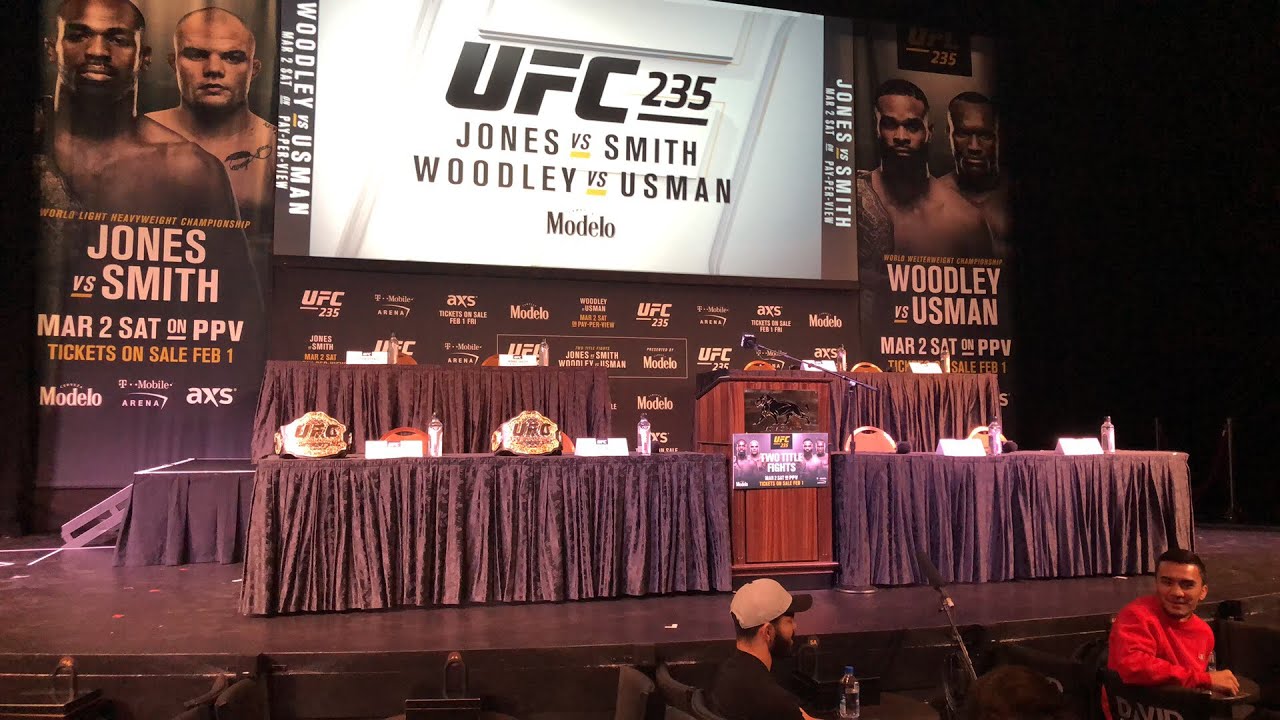 UFC 235 Press Conference: Jon Jones vs Anthony Smith