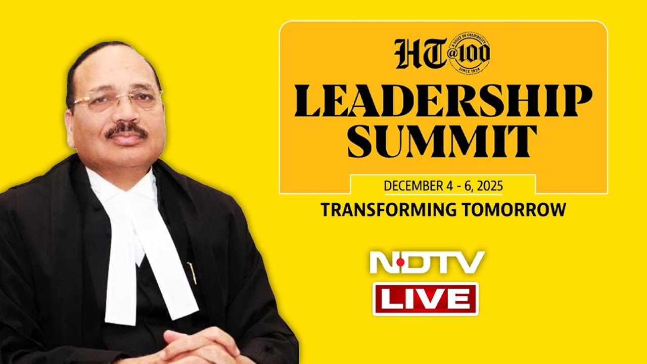 CJI Surya Kant LIVE | Chief Justice Of India Justice Surya Kant Speaks At HT Leadership Summit 2025