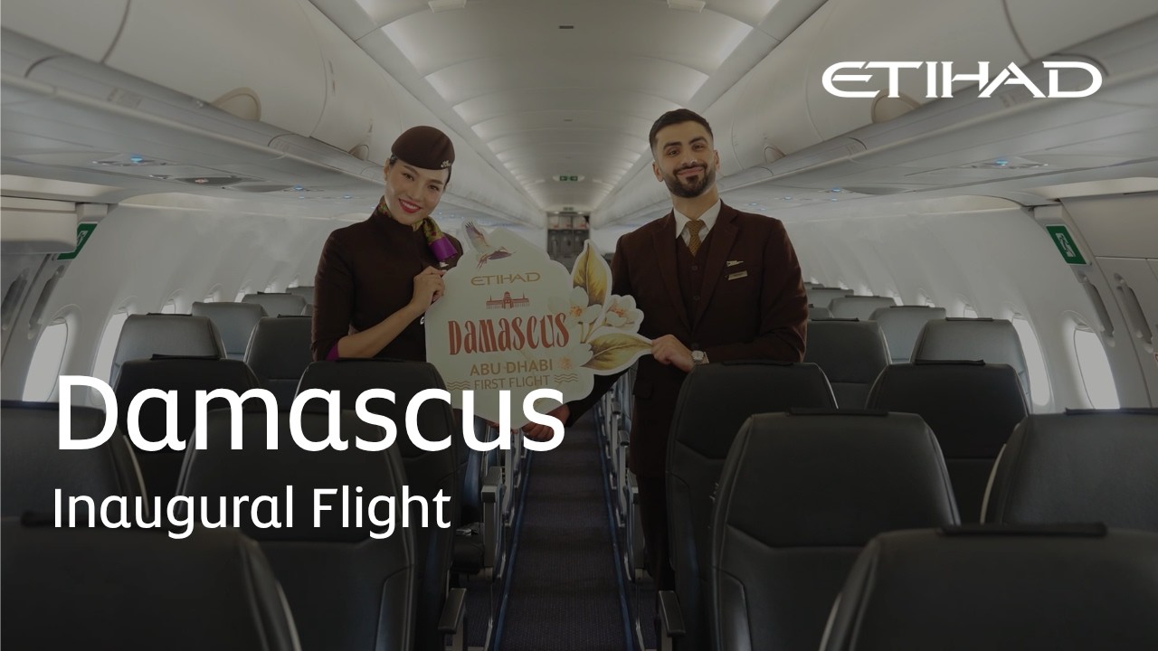 Damascus Inaugural Flight | Etihad