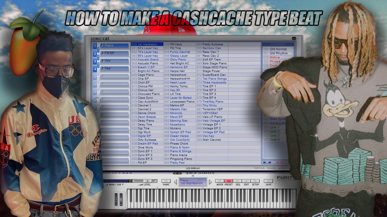 HOW CASHCACHE MAKES MELODIC BEATS FOR BOOFPAXKMOOKY [CashCache x Boofpaxkmooky tutorial] | Hugee Boy