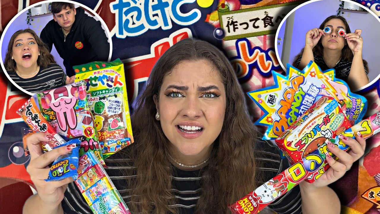 PROVANDO OS DOCES JAPONESES MAIS BIZARROS!!