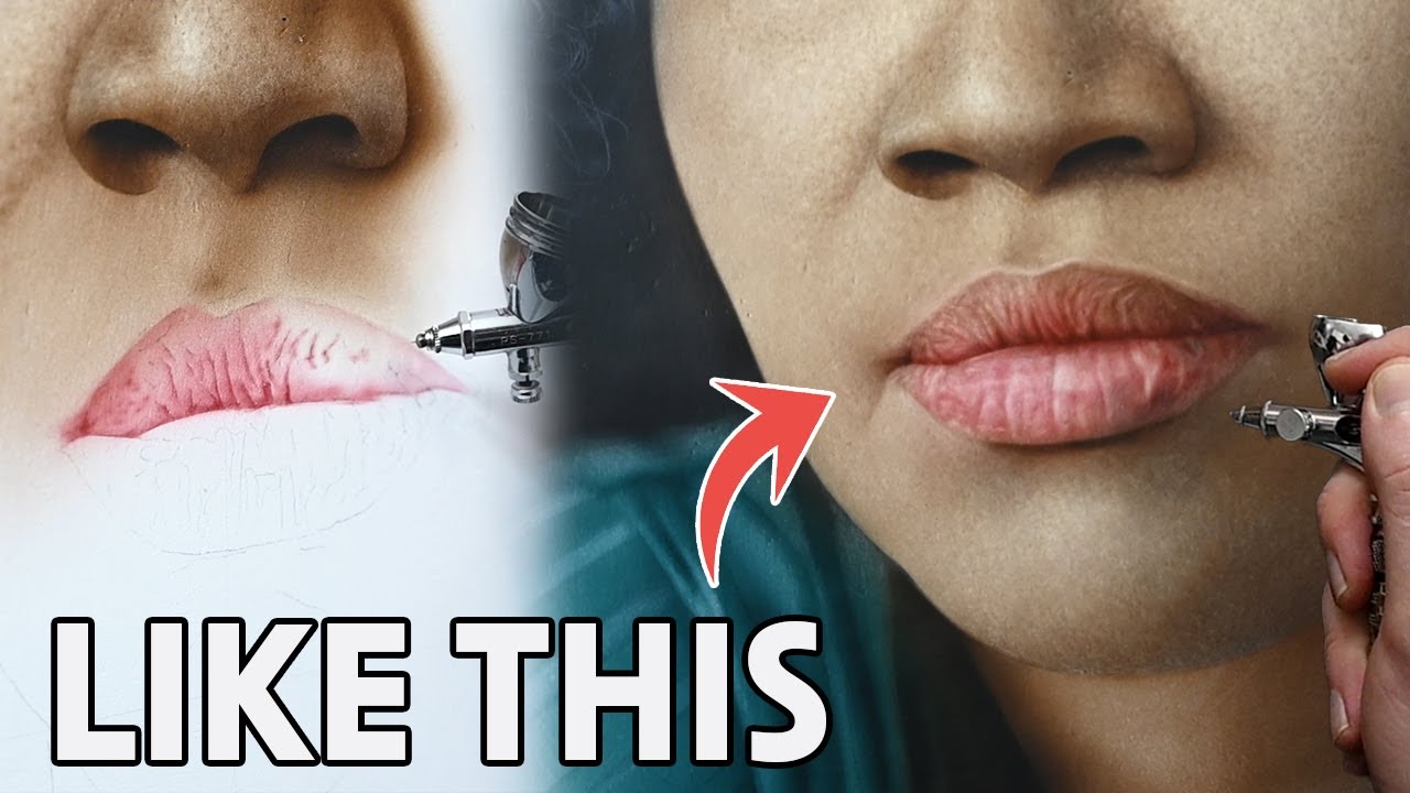 Paint REALISTIC and NATURAL looking Lips in Your Portraits