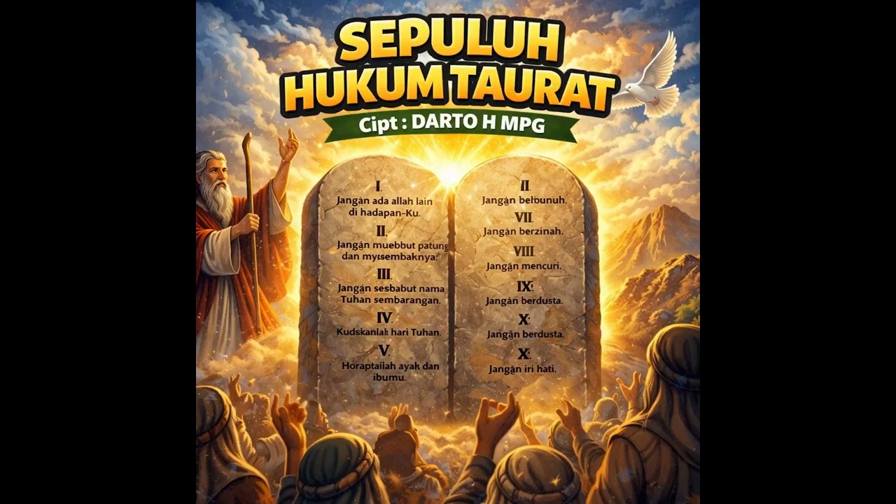 LAGU ROHANI SEPULUH HUKUM TAURAT Cipt DARTO H MPG