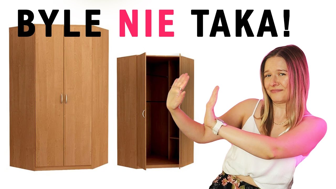 SZAFA NAROŻNA❓  | Zaprojektuj ją FUNKCJONALNIE! 👍