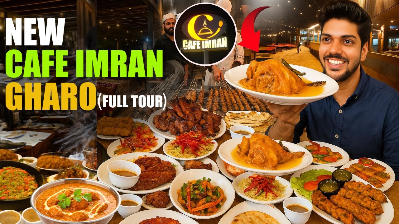 New Cafe Imran Gharo | Best Mutton Karahi, BBQ, Rosh & Mandi? | FLAT 40% off Must Watch!