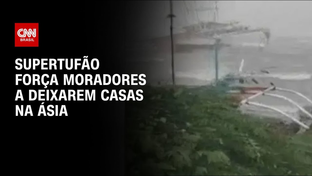 Supertufão atinge Filipinas e gera alertas na China e Taiwan | LIVE CNN