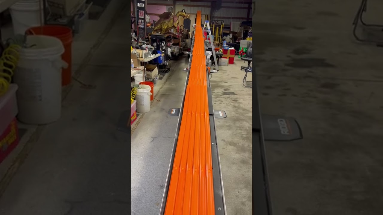 Hot wheels six lane track for race for the child