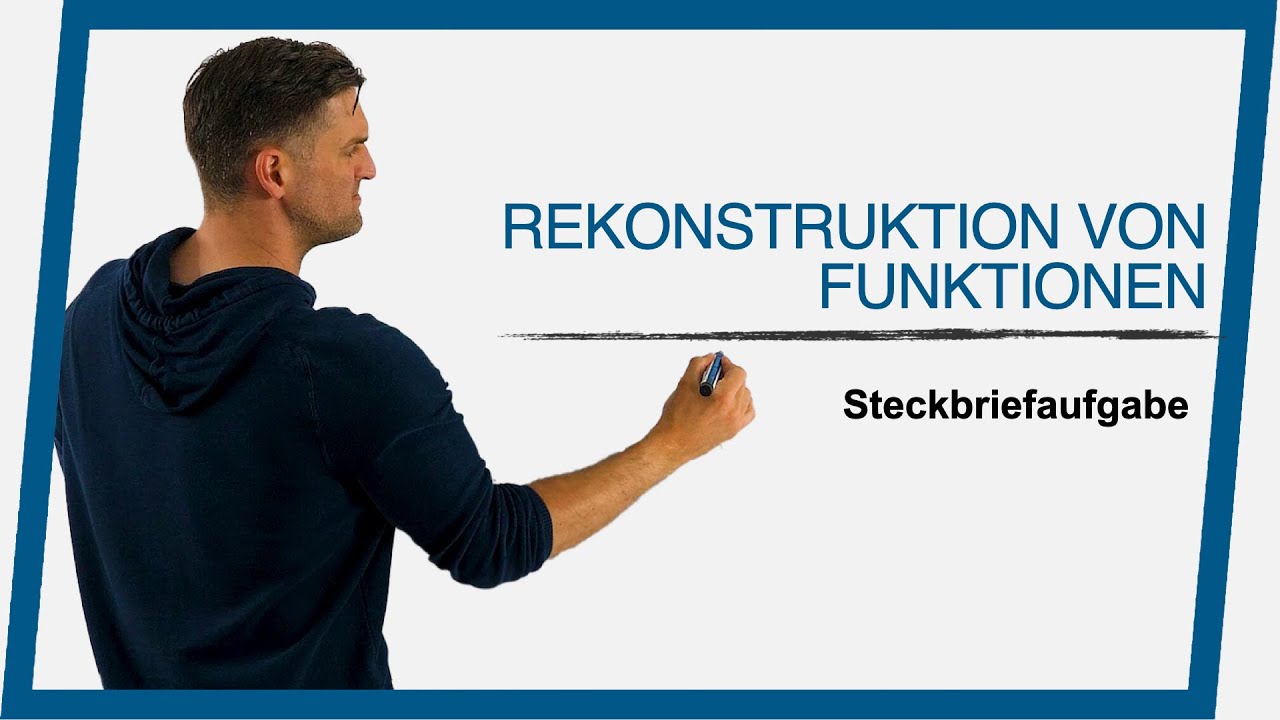 Rekonstruktion von Funktionen (Steckbriefaufgabe) | Mathe by Daniel Jung