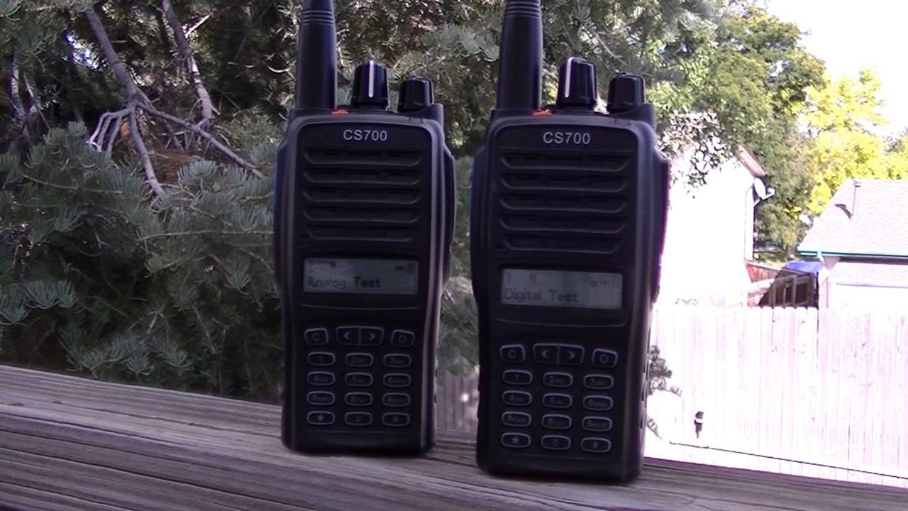 Аналоговый/цифровой тест радио CS700