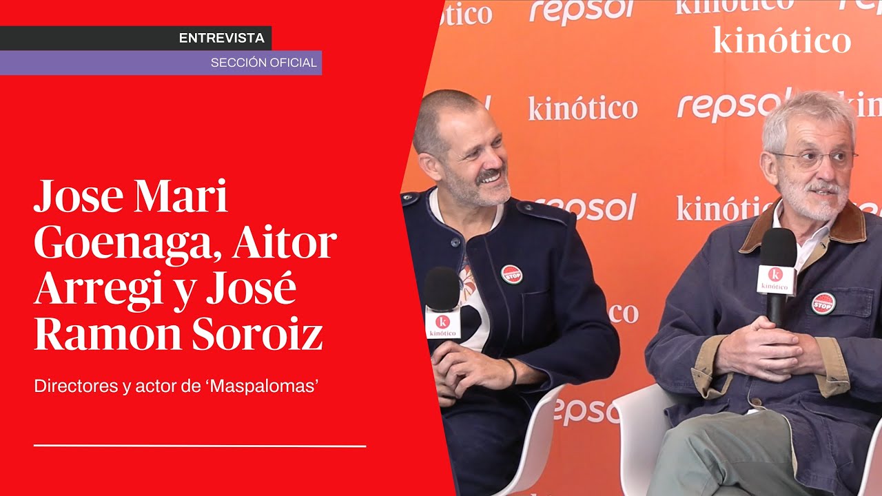 Entrevista a José Ramón Soroiz, José Mari Goenaga y Jon Arregi, equipo de 'Maspalomas'