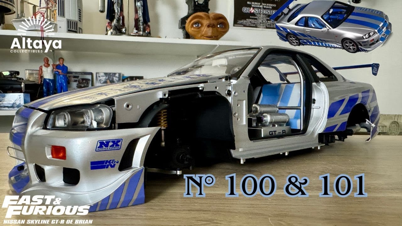 N°100 & 101 Nissan Skyline GT-R de Brian O’Connor ! Altaya
