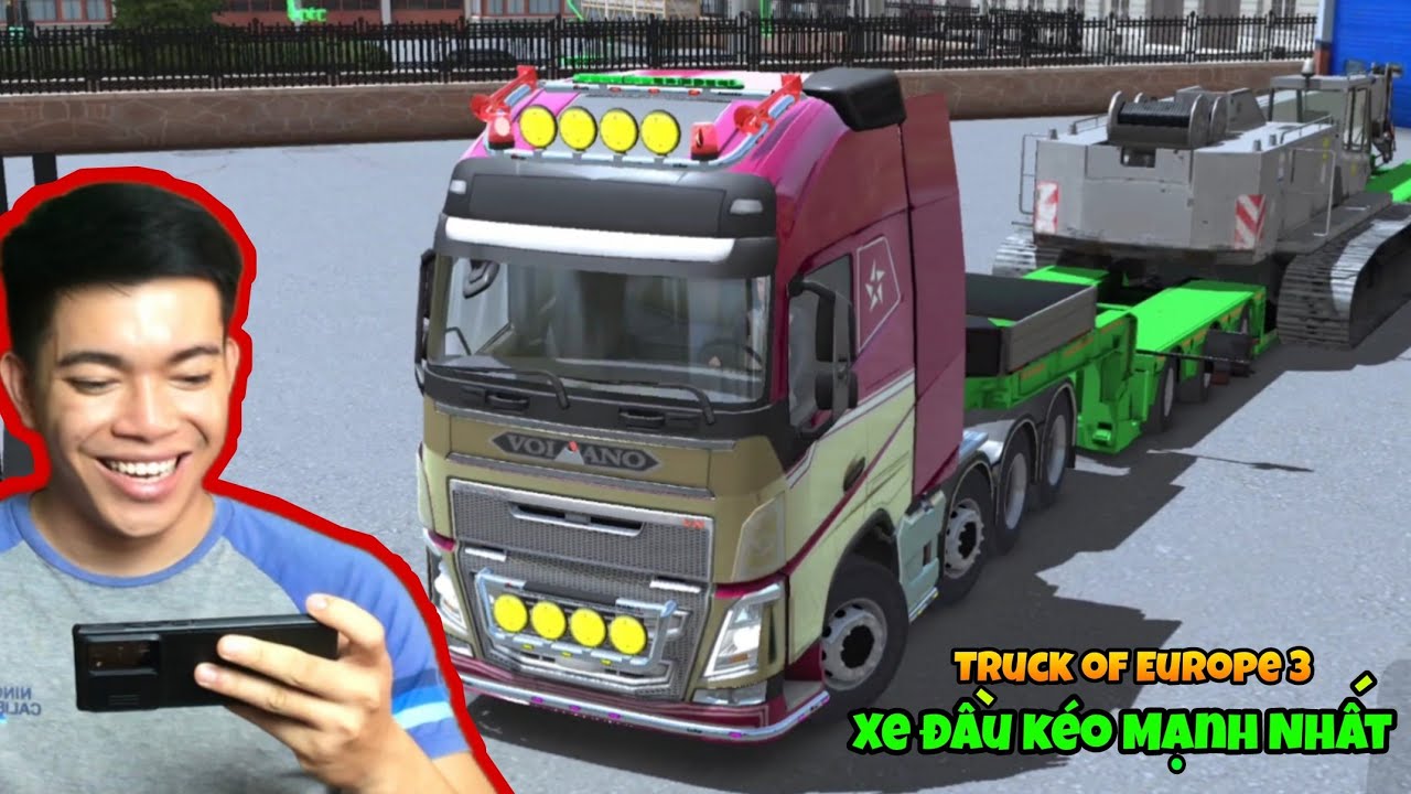Trải Nghiệm Xe Đầu kéo Volvo Mạnh nhất trong Truck of Europe 3 sau khi cập nhập V0.32
