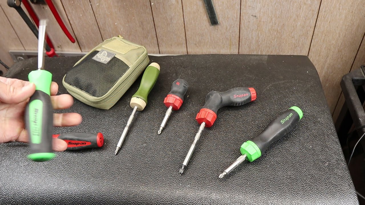 Snap On Ratcheting Screwdrivers: Just what the Dr. ordered to avoid repetitive stress injuries.