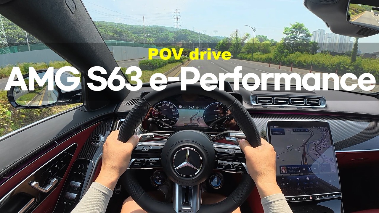 2026 Mercedes AMG S63 E-Performance POV drive