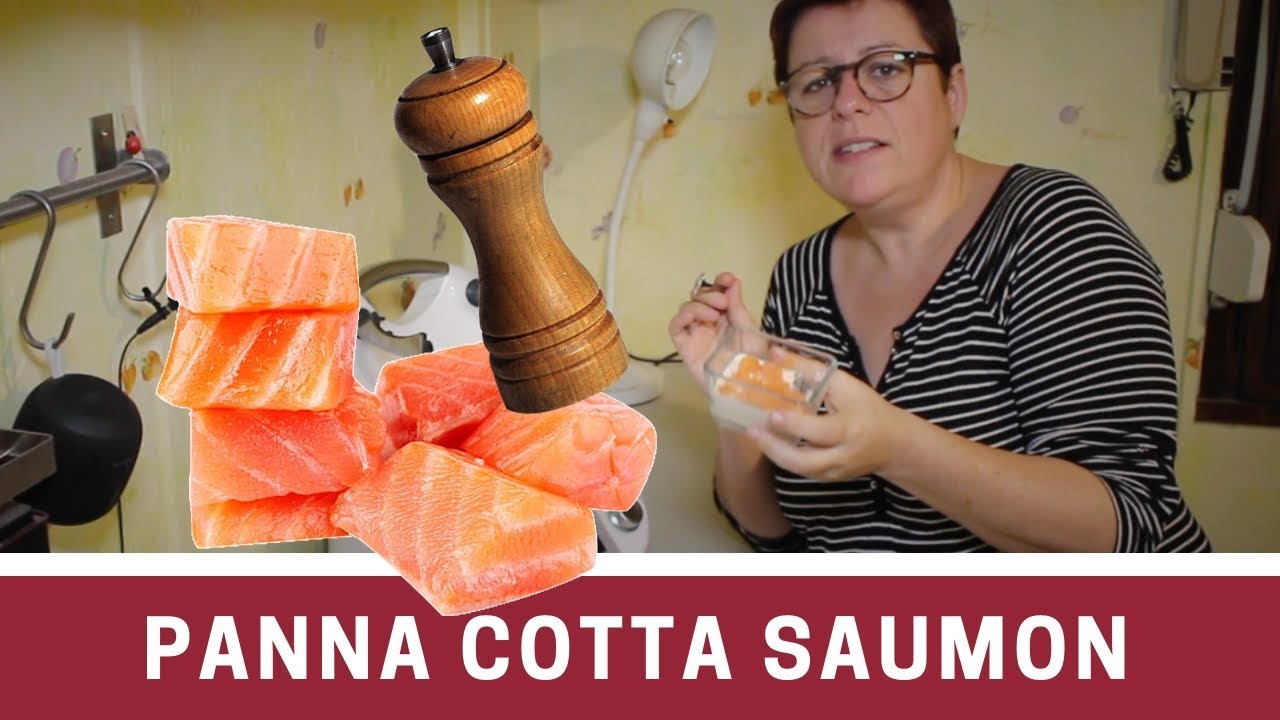 PANNA COTTA au SAUMON FUME avec le THERMOMIX