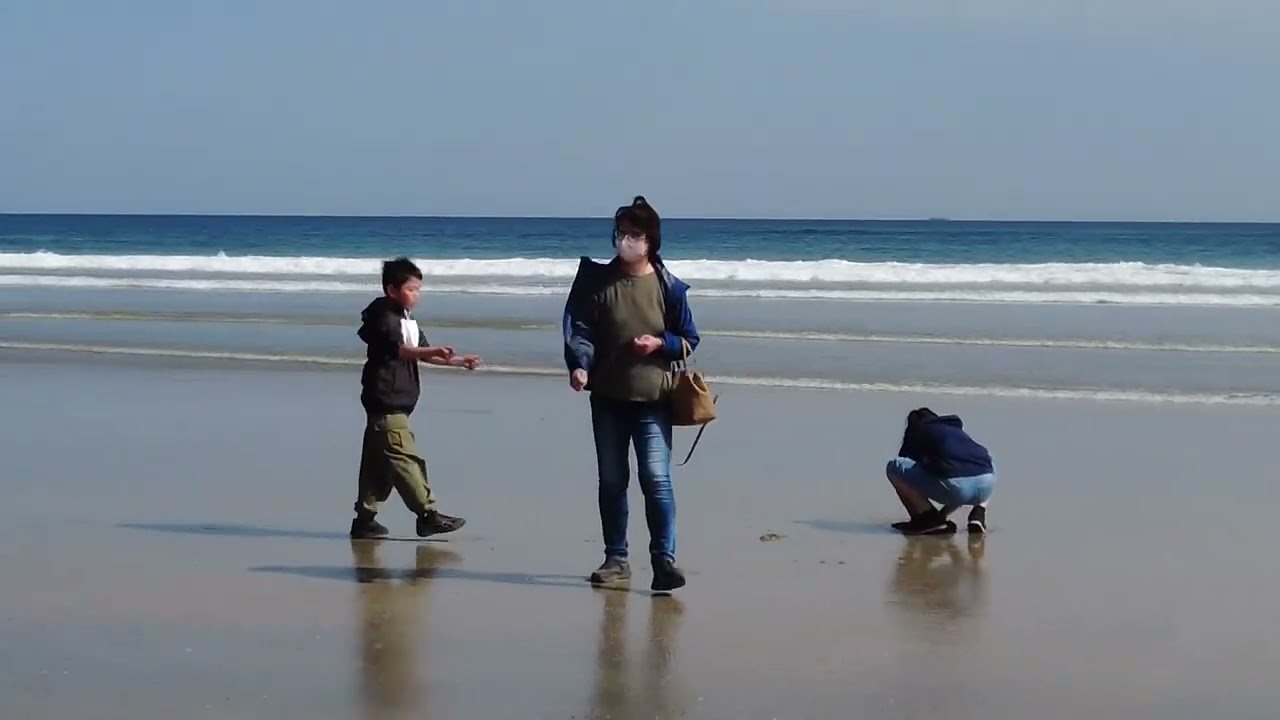 3月2日　天気がいいので、薄磯海岸を散歩した🚶🚶‍♀️🚶‍♂️福島県いわき市
