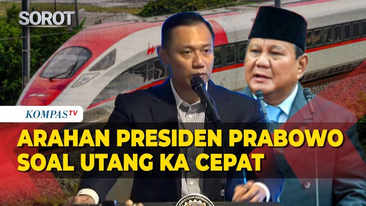 Menko AHY Ungkap Arahan Presiden Prabowo soal Utang KA Cepat