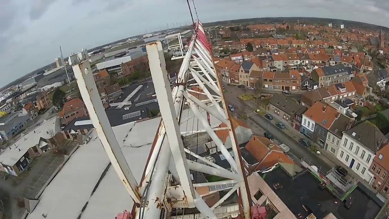 Beklimming torenkraan Brugge