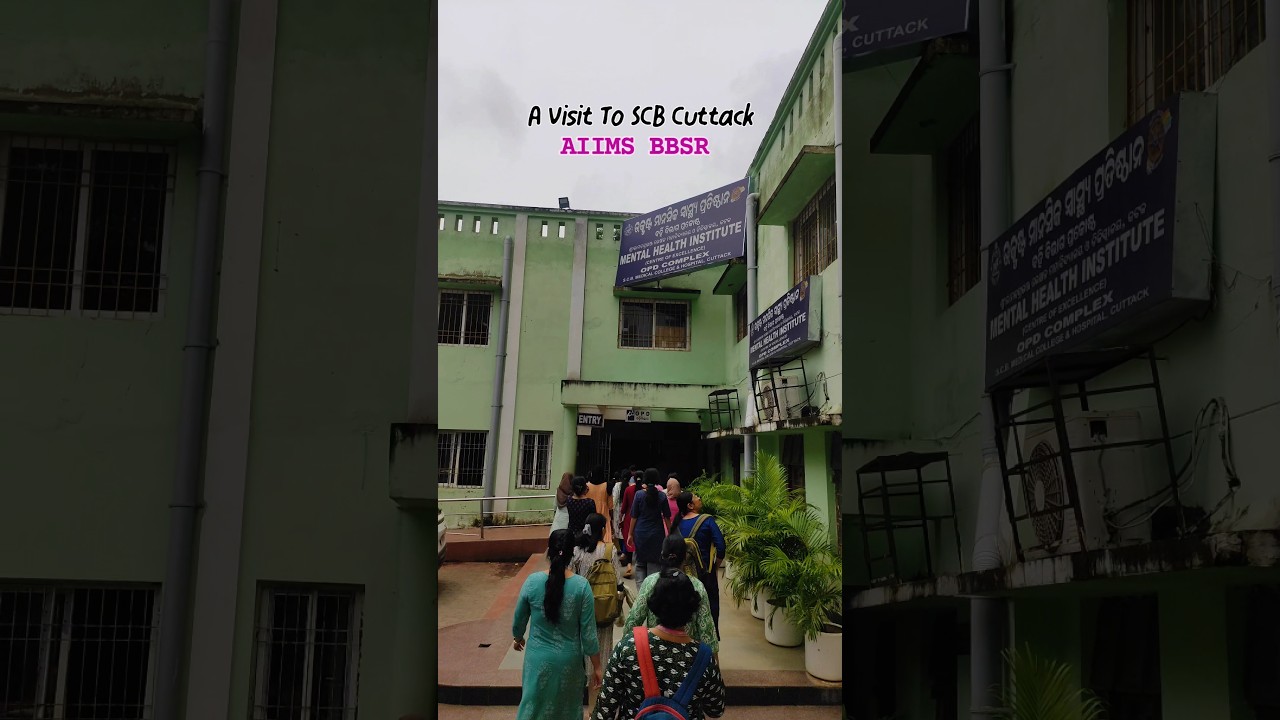 Inside SCB Cuttack Mental Health Centre | Our Eye-Opening Visit #aiimsonianrupsa #aiimsbhubaneswar