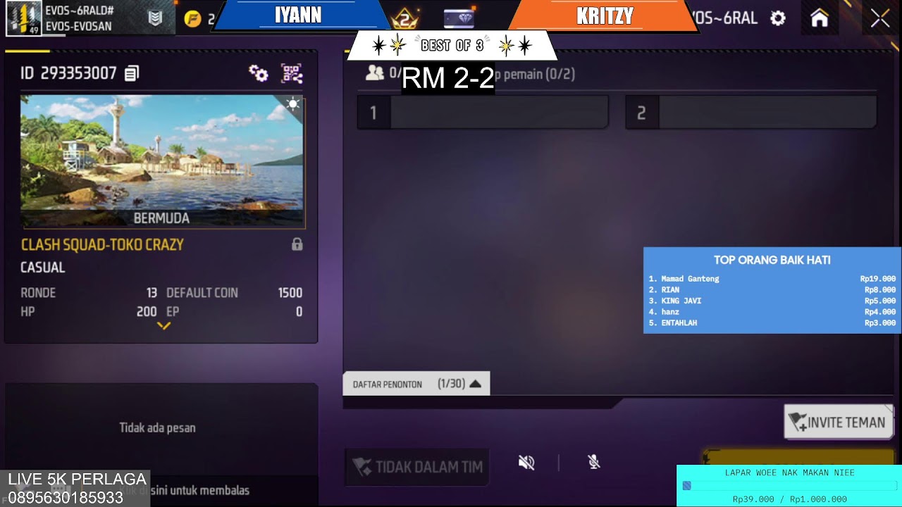 11 IYANN VS KRITZY ALL NET| LAGA YANxYASS