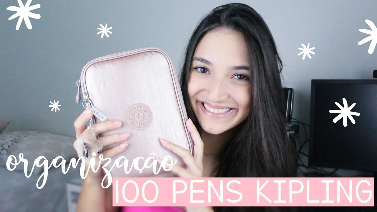 COMO EU ORGANIZO MEU ESTOJO | 100 PENS DA KIPLING