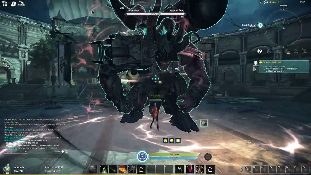 ELYON 2022 02 13 -Tutorial Combat - first time playing